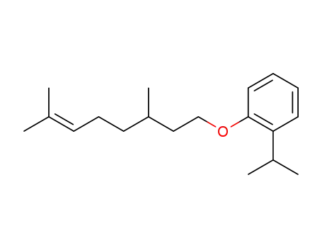 Benzene, 1-[(3,7-dimethyl-6-octenyl)oxy]-2-(1-methylethyl)-