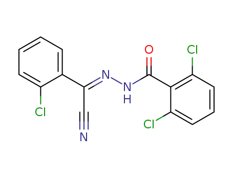 2,6-Dichloro-benzoic acid [1-(2-chloro-phenyl)-1-cyano-meth-(Z)-ylidene]-hydrazide