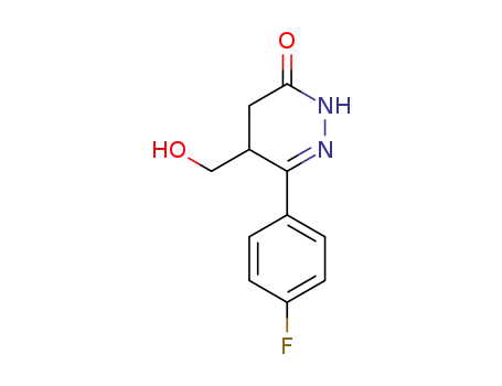 4,5-Dihydro-6-(p-fluorophenyl)-5-(hydroxymethyl)-3(2H)-pyridazinone