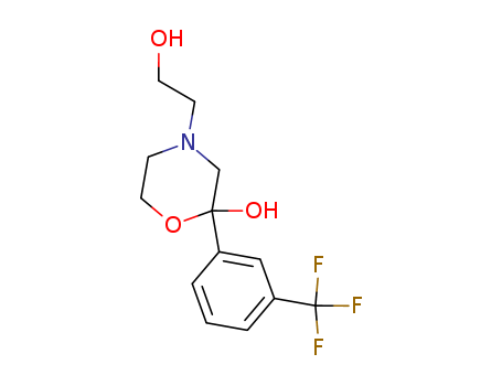 4-(2-Hydroxyethyl)-2-(3-(trifluoromethyl)phenyl)-2-morpholinol cas  79039-62-6