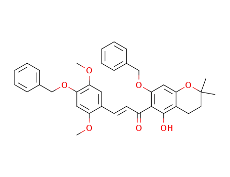 4,6'-bis(benzyloxy)-2'-hydroxy-2,5-dimethoxy-2,2-dimethyldihydropyrano<5,6-c>chalcone