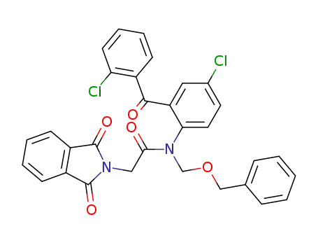 2-<N-(1-Benzyloxymethyl)-phthalimidoacetamido>-2',5-dichlorbenzophenon