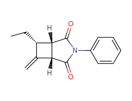 (1S,5S,6R)-6-Ethyl-7-methylene-3-phenyl-3-aza-bicyclo[3.2.0]heptane-2,4-dione