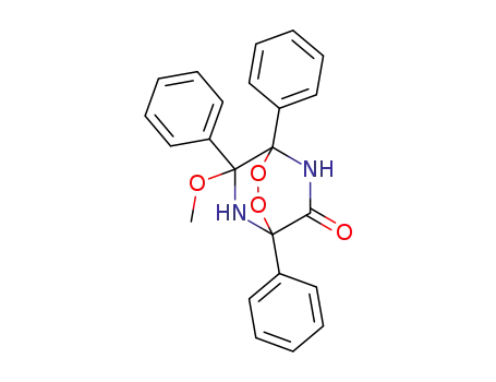 8-Methoxy-1,4,8-triphenyl-2,3-dioxa-5,7-diaza-bicyclo[2.2.2]octan-6-one