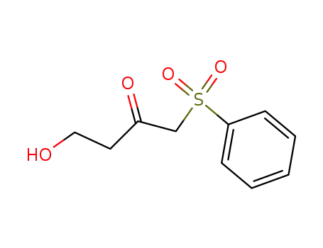 Molecular Structure of 88703-48-4 (2-Butanone, 4-hydroxy-1-(phenylsulfonyl)-)