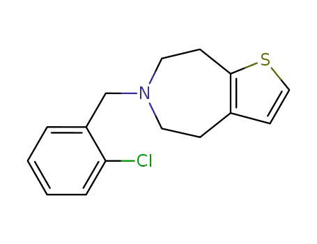 6-(2-chlorobenzyl)-5,6,7,8-tetrahydro-4H-thieno<2,3-d>azepine