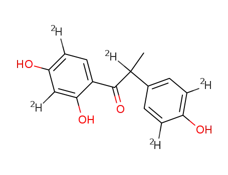 1-(2,4-dihydroxyphenyl-3,5-d2)-2-(4-hydroxyphenyl-3,5-d2)propan-1-one-2-d1