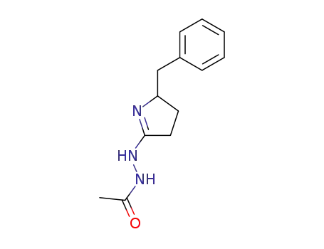 Molecular Structure of 82256-37-9 (Acetic acid N'-(5-benzyl-4,5-dihydro-3H-pyrrol-2-yl)-hydrazide)