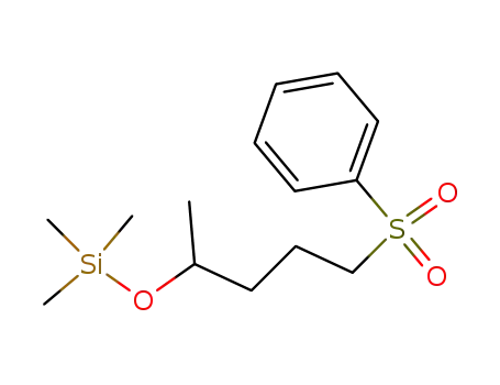 (4-Benzenesulfonyl-1-methyl-butoxy)-trimethyl-silane