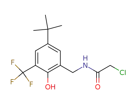 2-(2-Chloracetamidomethyl)-4-tert.-butyl-6-trifluormethyl-phenol