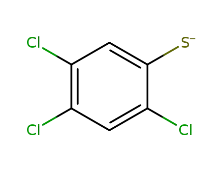 2,4,5-Trichloro-benzenethiol anion