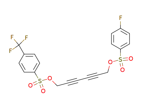 1-(4-fluorobenzenesulfonyloxy)-6-(4-trifluoromethylbenzenesulfonyloxy)-2,4-hexadiyne