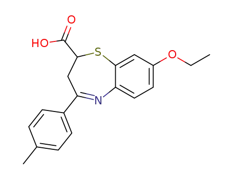 8-Ethoxy-4-p-tolyl-2,3-dihydro-benzo[b][1,4]thiazepine-2-carboxylic acid
