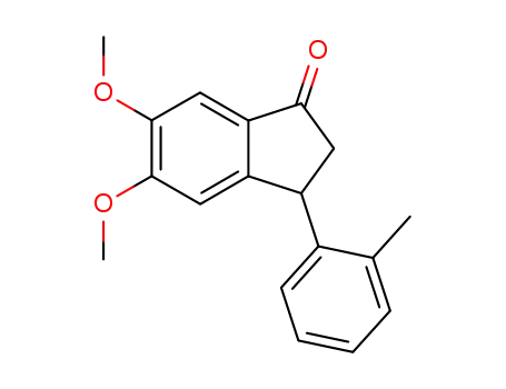 5,6-dimethoxy-3-(o-tolyl)indan-1-one