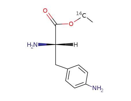 Molecular Structure of 114422-51-4 (L-Phenylalanine, 4-amino-, ethyl ester)