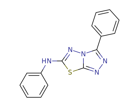 1,2,4-Triazolo[3,4-b][1,3,4]thiadiazol-6-amine, N,3-diphenyl-