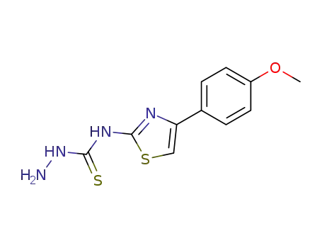 N-<4-(4'-methoxyphenyl)thiazol-2-yl>thiosemicarbazide