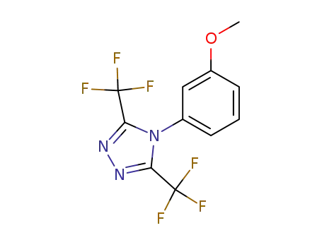 3,5-bis(trifluoromethyl)-4-(3'-methoxyphenyl)-4H-1,2,4-triazole
