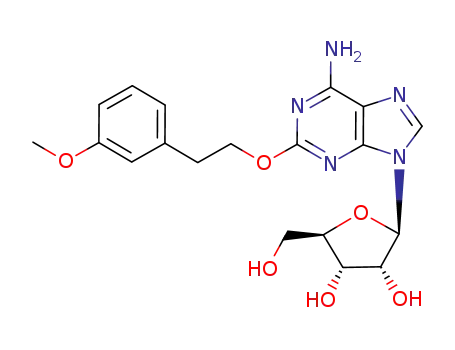 Adenosine, 2-[2-(3-methoxyphenyl)ethoxy]-