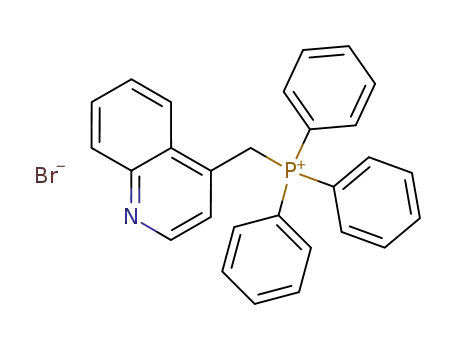 Molecular Structure of 73870-27-6 (Triphenyl(4-quinolinylmethyl)-phosphoniumbromide)