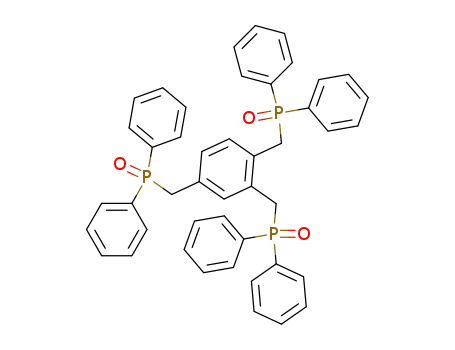 Molecular Structure of 88928-05-6 (Phosphine oxide, [1,2,4-benzenetriyltris(methylene)]tris[diphenyl-)