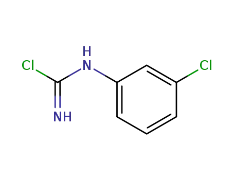Carbamimidic chloride, (3-chlorophenyl)-