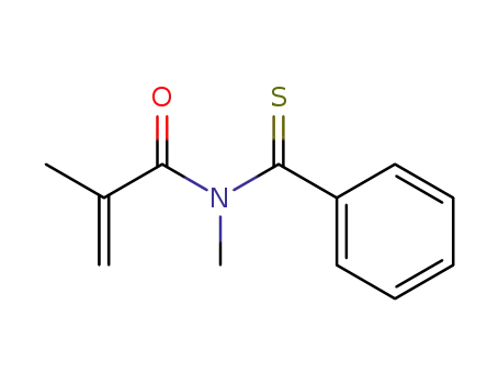 Molecular Structure of 88295-93-6 (2-Propenamide, N,2-dimethyl-N-(phenylthioxomethyl)-)