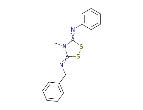 [5-[(Z)-Benzylimino]-4-methyl-[1,2,4]dithiazolidin-(3Z)-ylidene]-phenyl-amine
