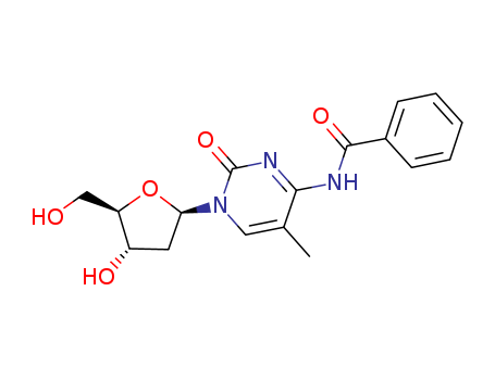 N-[1-[(2R,4S,5R)-4-hydroxy-5-(hydroxymethyl)tetrahydrofuran-2-yl]-5-methyl-2-oxo-pyrimidin-4-yl]benzamide