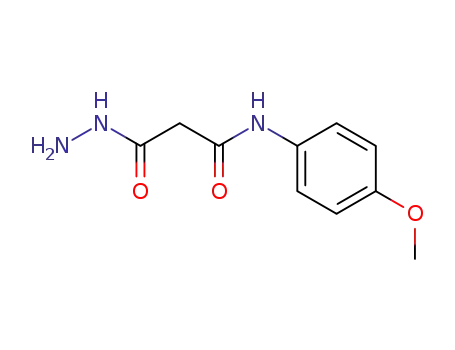 Propanoic acid, 3-[(4-methoxyphenyl)amino]-3-oxo-, hydrazide