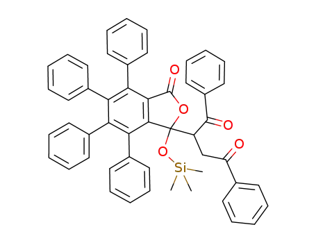 2-(3-Oxo-4,5,6,7-tetraphenyl-1-trimethylsilanyloxy-1,3-dihydro-isobenzofuran-1-yl)-1,4-diphenyl-butane-1,4-dione