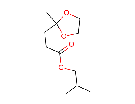 1,3-Dioxolane-2-propanoic acid, 2-methyl-, 2-methylpropyl ester