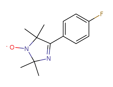 1H-Imidazol-1-yloxy, 4-(4-fluorophenyl)-2,5-dihydro-2,2,5,5-tetramethyl-