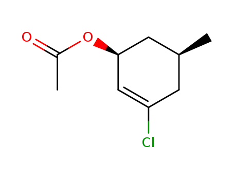 Acetic acid (1S,5R)-3-chloro-5-methyl-cyclohex-2-enyl ester