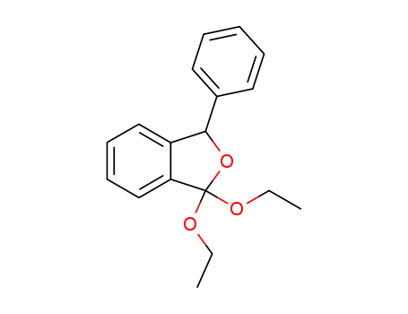 Molecular Structure of 103934-99-2 (1,1-diethoxy-1,3-dihydro-3-phenylisobenzofuran)
