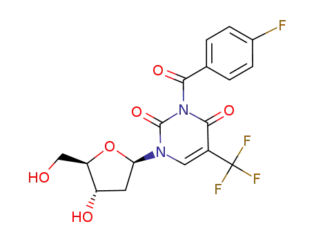 3-(4-Fluoro-benzoyl)-1-((2R,4S,5R)-4-hydroxy-5-hydroxymethyl-tetrahydro-furan-2-yl)-5-trifluoromethyl-1H-pyrimidine-2,4-dione