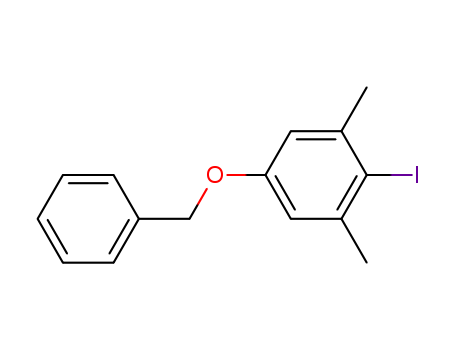 2-Iodo-1,3-dimethyl-5-(phenylmethoxy)benzene cas  126312-61-6