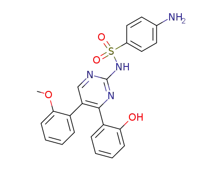 4-(2-Hydroxyphenyl)-5-(2-methoxyphenyl)-2-(4-aminobenzenesulphonylamino)pyrimidine