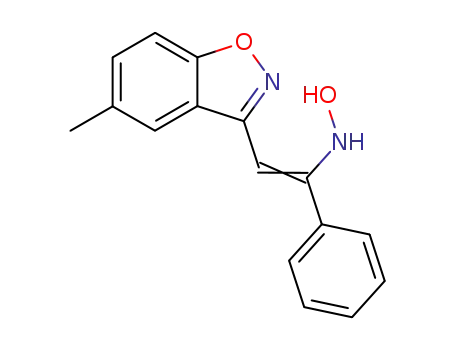 Benzenemethanamine,
N-hydroxy-a-[(5-methyl-1,2-benzisoxazol-3-yl)methylene]-