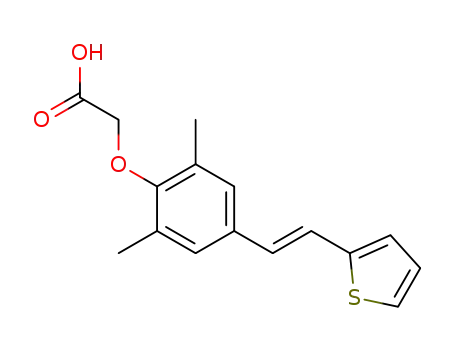 2,6-dimethyl-4-<2-(2-thienyl)ethenyl>phenoxyacetic acid