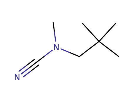 Molecular Structure of 82721-87-7 (Cyanamide, (2,2-dimethylpropyl)methyl-)