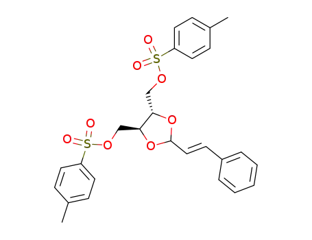 2-Styryl-1,3-dioxolane-4,5-dimethanol bis(4-methylbenzenesulfonate)