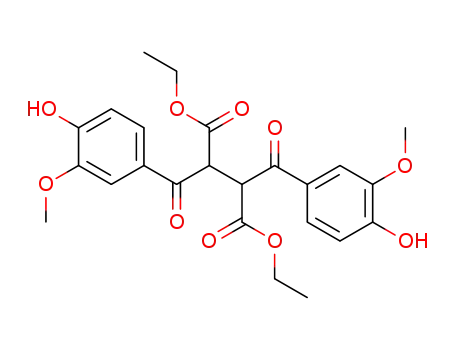Butanedioic acid, 2,3-bis(4-hydroxy-3-methoxybenzoyl)-, diethyl ester