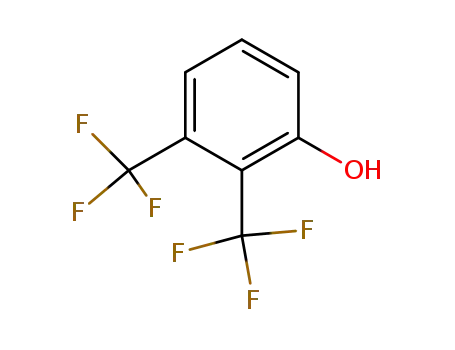 Molecular Structure of 144433-64-7 (Phenol, 2,3-bis(trifluoromethyl)-)