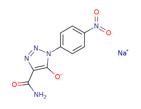 1H-1,2,3-Triazole-4-carboxamide, 5-hydroxy-1-(4-nitrophenyl)-,
monosodium salt