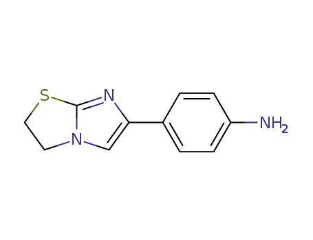 Molecular Structure of 4335-34-6 (4-(2,3-DIHYDROIMIDAZO[2,1-B][1,3]THIAZOL-6-YL)ANILINE)
