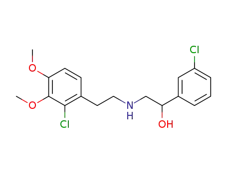 2-[2-(2-Chloro-3,4-dimethoxy-phenyl)-ethylamino]-1-(3-chloro-phenyl)-ethanol