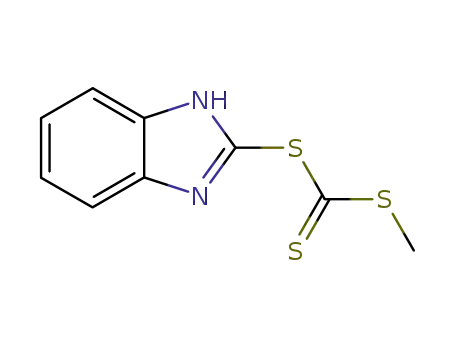 methyl benzimidazol-2-yl tri-thiocarbonate