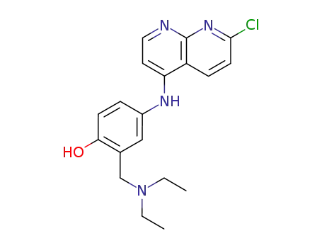 Phenol,
4-[(7-chloro-1,8-naphthyridin-4-yl)amino]-2-[(diethylamino)methyl]-