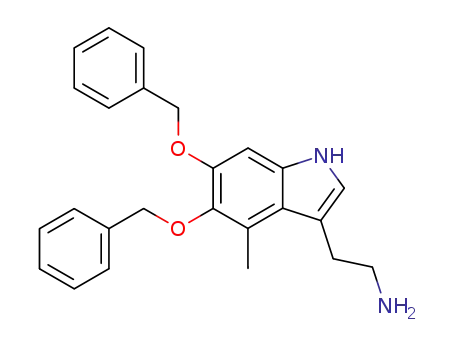 2-(5,6-Bis-benzyloxy-4-methyl-1H-indol-3-yl)-ethylamine
